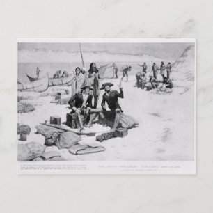 Carte Postale Lewis et Clark à l'embouchure du Columbia