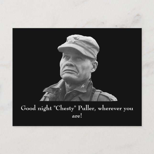 Carte Postale Lewis Puller "Chesty" (Devant)