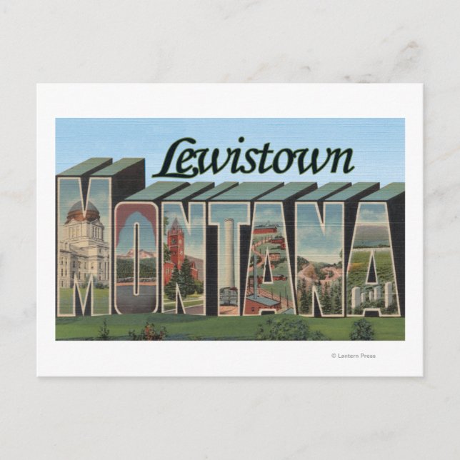 Carte Postale Lewiston, Montana (Devant)