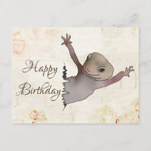 Carte Postale Lézards dans la fissure