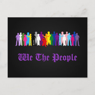 Carte postale LGBT We The People