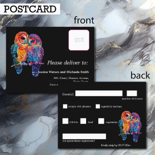 Carte postale LGBTQ+ Beau budget simple Unité éter