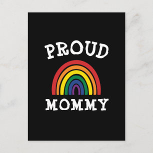 Carte Postale LGBTQ Fier maman Gay pride Fête des mères arc-en-c