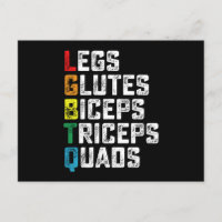 LGBTQ Legs Glutes Biceps Triceps Quads Gym amusant