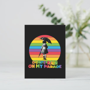 Carte Postale LGBTQ - Ne pleurez pas sur ma parade