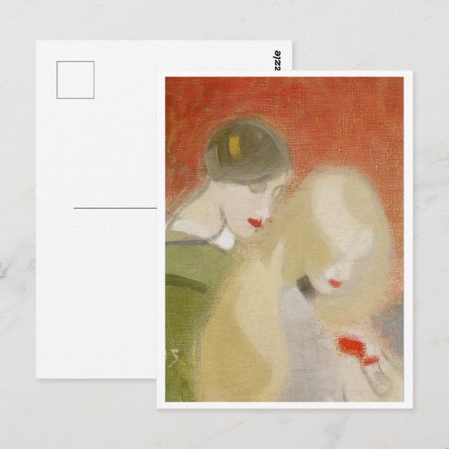 Carte Postale L'héritage familial, Helene Schjerfbeck (Devant / Derrière)