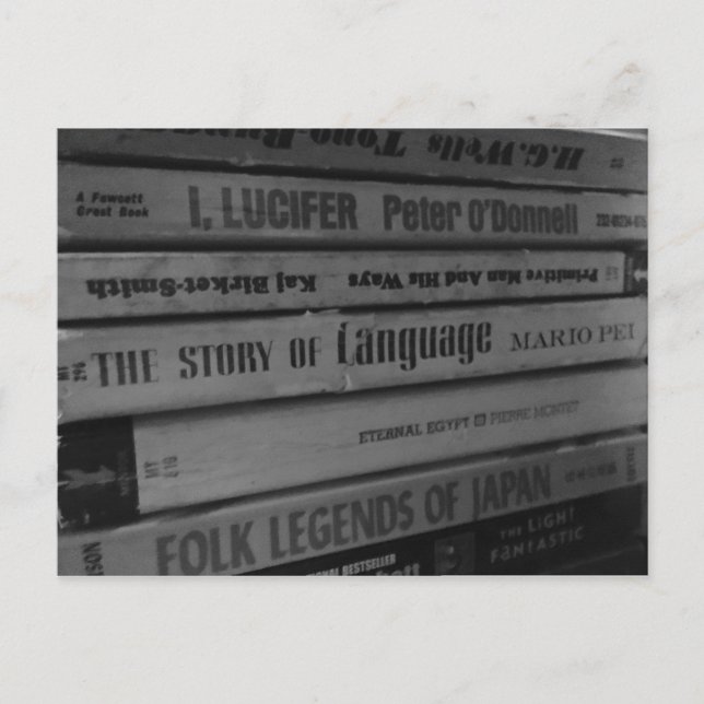 Carte postale L'histoire du langage (Devant)