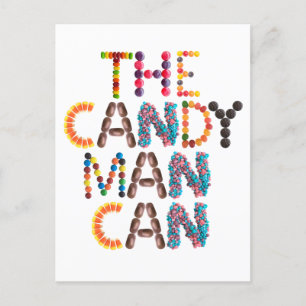 Carte Postale L'homme de bonbons peut - Encourageant Halloween