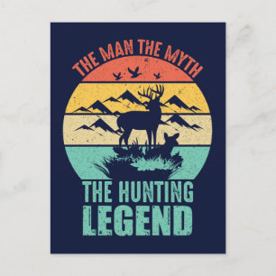 Carte Postale L'Homme - Le Mythe - La Légende de la chasse