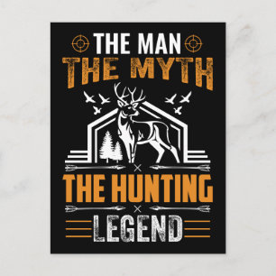 Carte Postale L'homme, le mythe, la légende de la chasse - Cabin