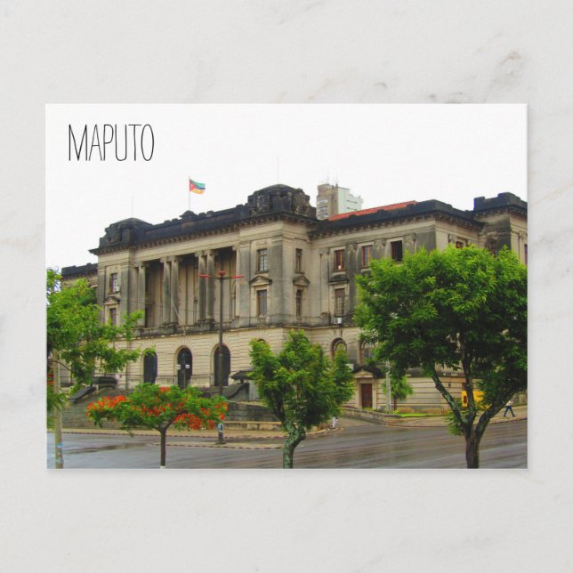 Carte Postale l'hôtel de ville de mozambique (Devant)