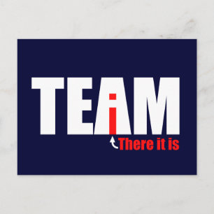 Carte Postale L'i in TEAM