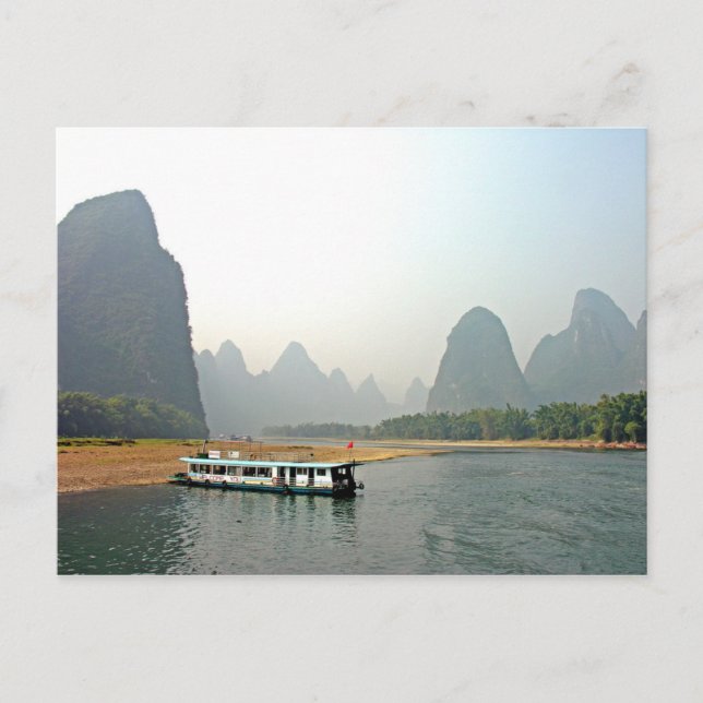 Carte postale Li River. Guilin, Chine (Devant)
