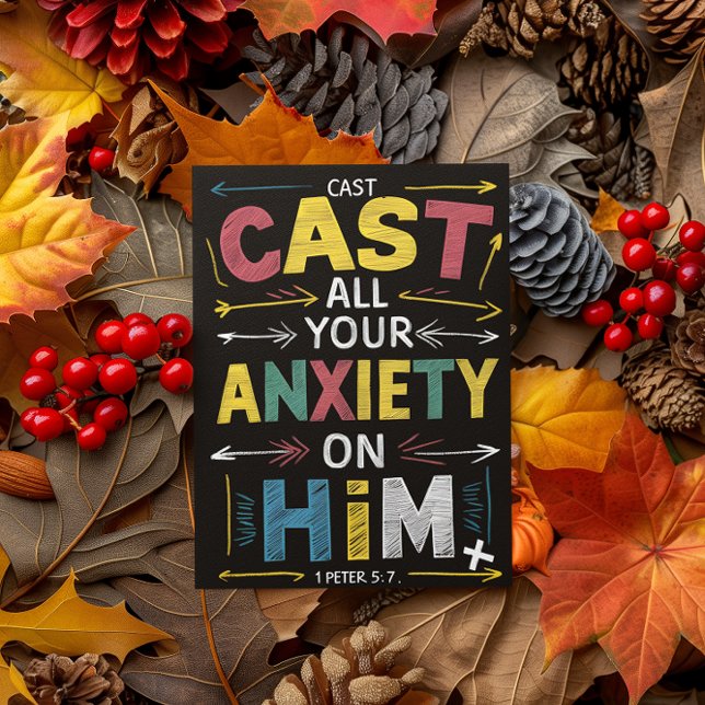 Carte Postale Libérez vos soucis, faites la paix (Créateur téléchargé)