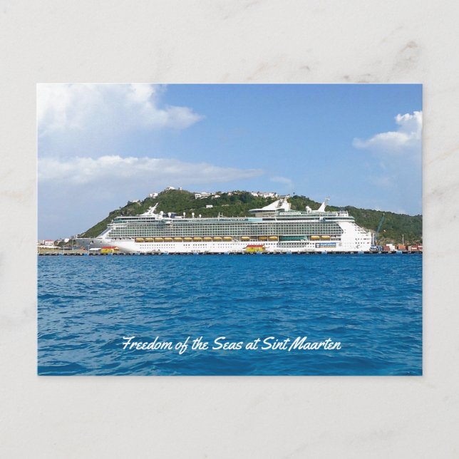 Carte Postale Liberté à Saint-Martin (Devant)