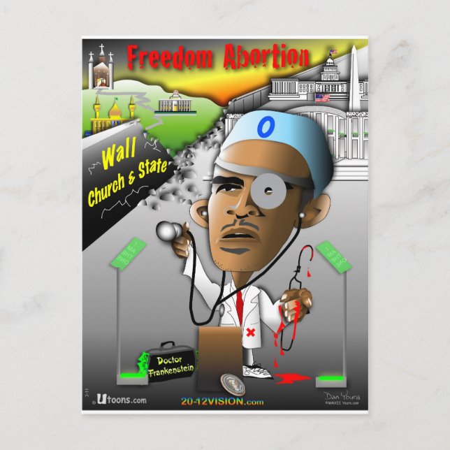 Carte Postale Liberté d'avortement (Devant)