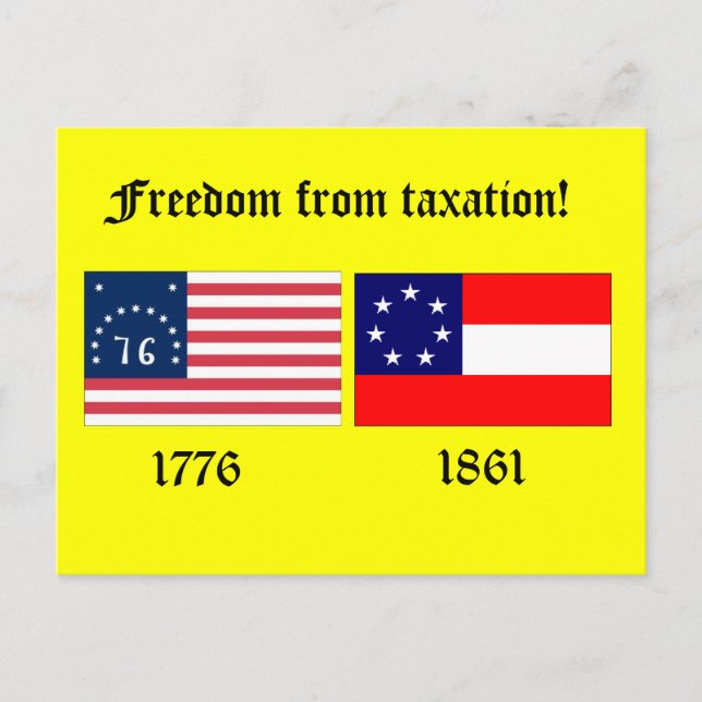 Carte Postale Liberté d'imposition (Devant)