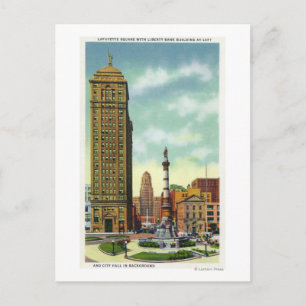 Carte Postale Liberty Bank Bldg, hôtel de ville