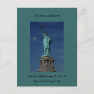 Carte Postale Liberty Enlightening the World - Statue de la Libe