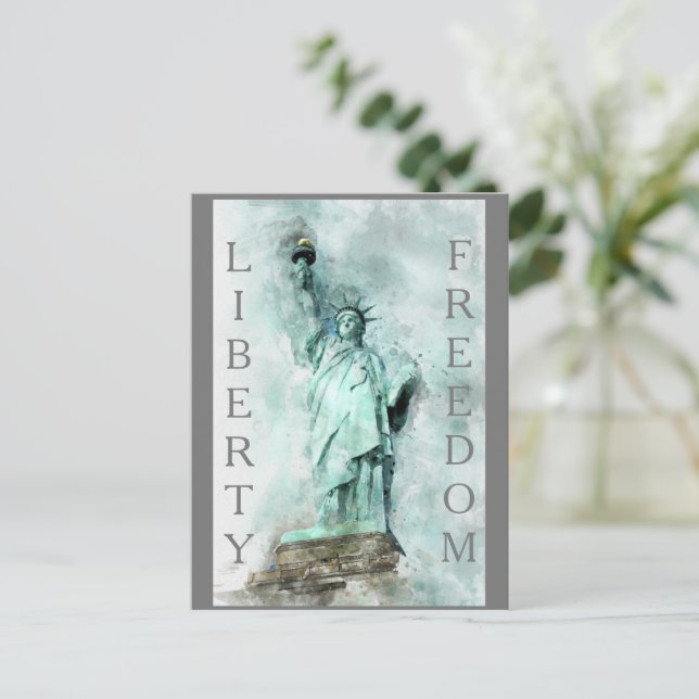 Carte postale Liberty Freedom (Debout devant)