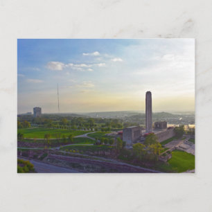 Carte Postale Liberty Memorial, Kansas City, Missouri, Soirée