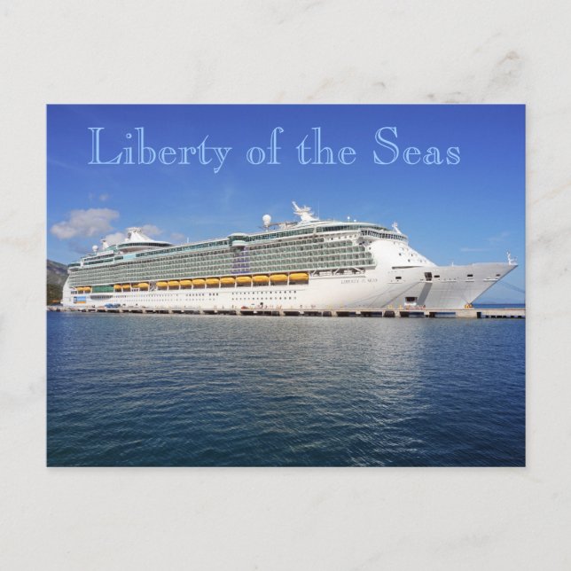 Carte Postale Liberty of the Seas - Royal Caribbean Cruise Lines (Devant)
