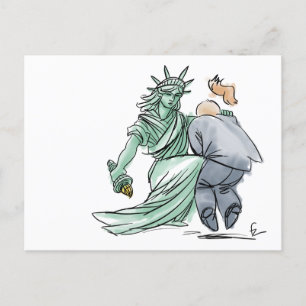 Carte postale Liberty Self-Defense