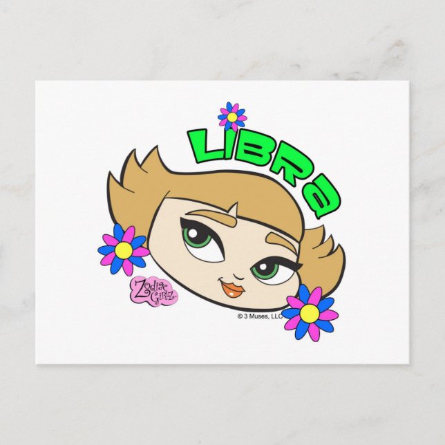 Carte postale Libra (Devant)