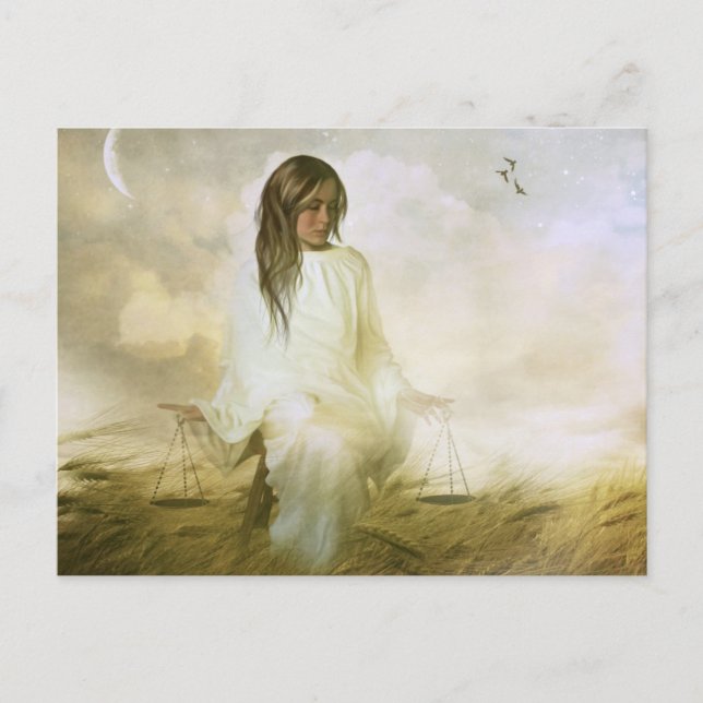 Carte postale Libra (Devant)