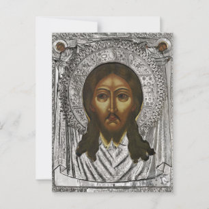 Carte Postale L'icône chrétienne orthodoxe mandylion