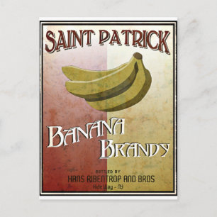 Carte Postale licor de Banana
