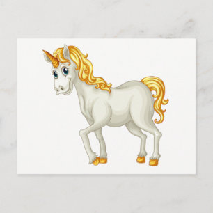 Carte postale licorne