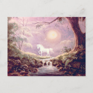 Carte Postale LICORNE BRUMEUSE par SHARON SHARPE