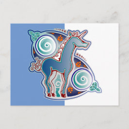 Carte Postale Licorne celtique