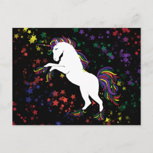 Carte Postale licorne des années 80