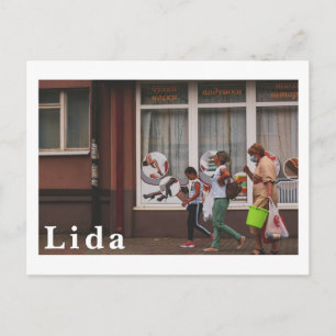 Carte Postale Lida Belarus Architecture Rue 3 Générations