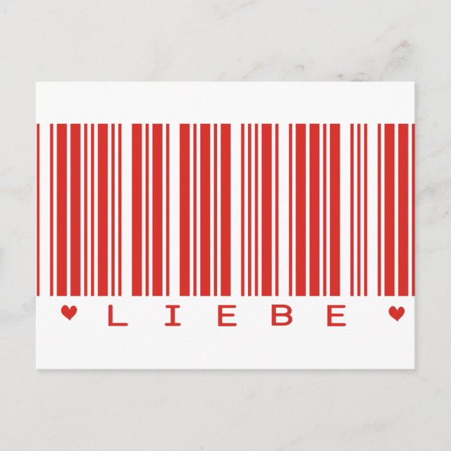 Carte Postale Liebe Bar (Devant)