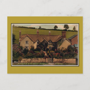 Carte Postale Lieu de naissance de Sir Walter Raleigh, Hayes Bar