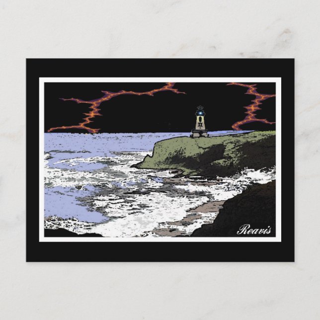 CARTE POSTALE LIGHTHOUSE (Devant)