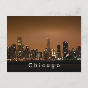 Carte Postale Ligne aérienne de Chicago sur Navy Pier