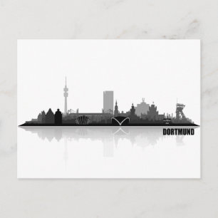 Carte Postale Ligne aérienne de Dortmund City