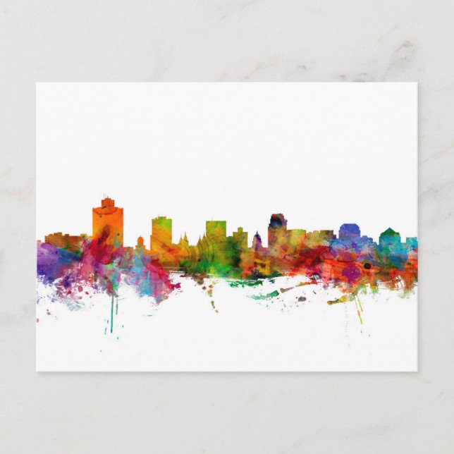 Carte Postale Ligne aérienne de Salt Lake City (Devant)