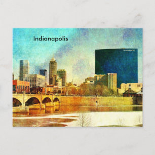 Carte Postale Ligne aérienne d'Indianapolis