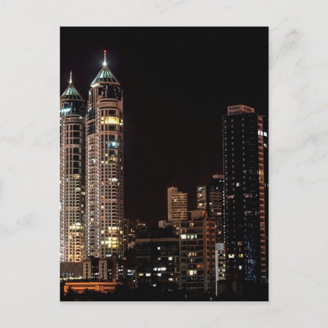 Carte Postale Ligne aérienne Mumbai India (Devant)