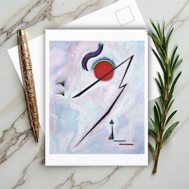 Carte Postale Ligne angulaire par Kandinsky, 1930 (Créateur téléchargé)