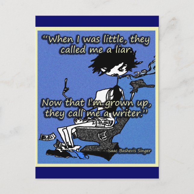 Carte Postale Ligne Claire's Writers & Liars (Devant)