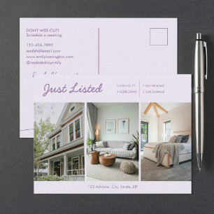 Carte Postale Ligne d'art tout juste répertorié Agent immobilier