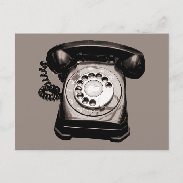 Carte Postale Ligne d'assistance (Devant)