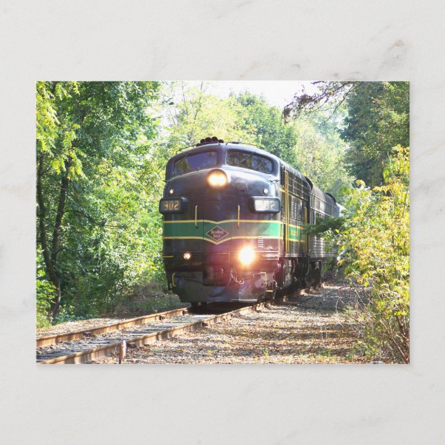 Carte Postale Ligne de chemin de fer FP7 Locomotive diesel 902 (Devant)