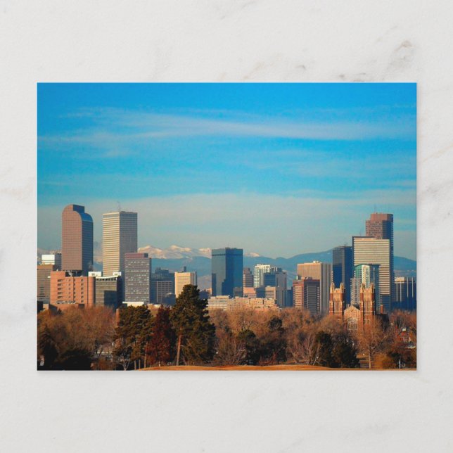 Carte Postale Ligne de Denver Colorado (Devant)